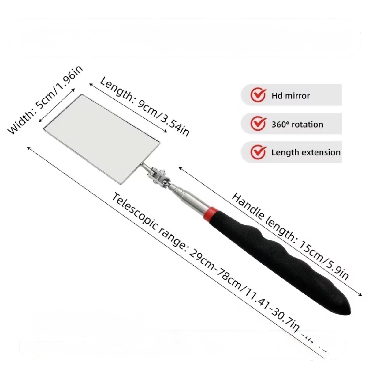 Diabetische voeten inspectie spiegel - Afbeelding 4