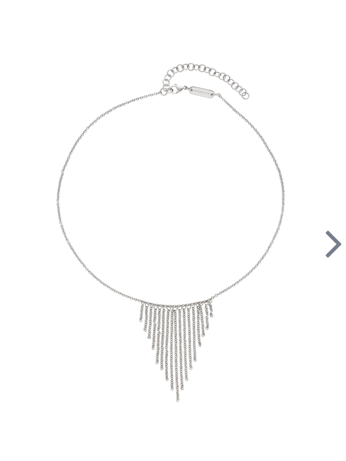 Bijzondere zilverkleurige ketting