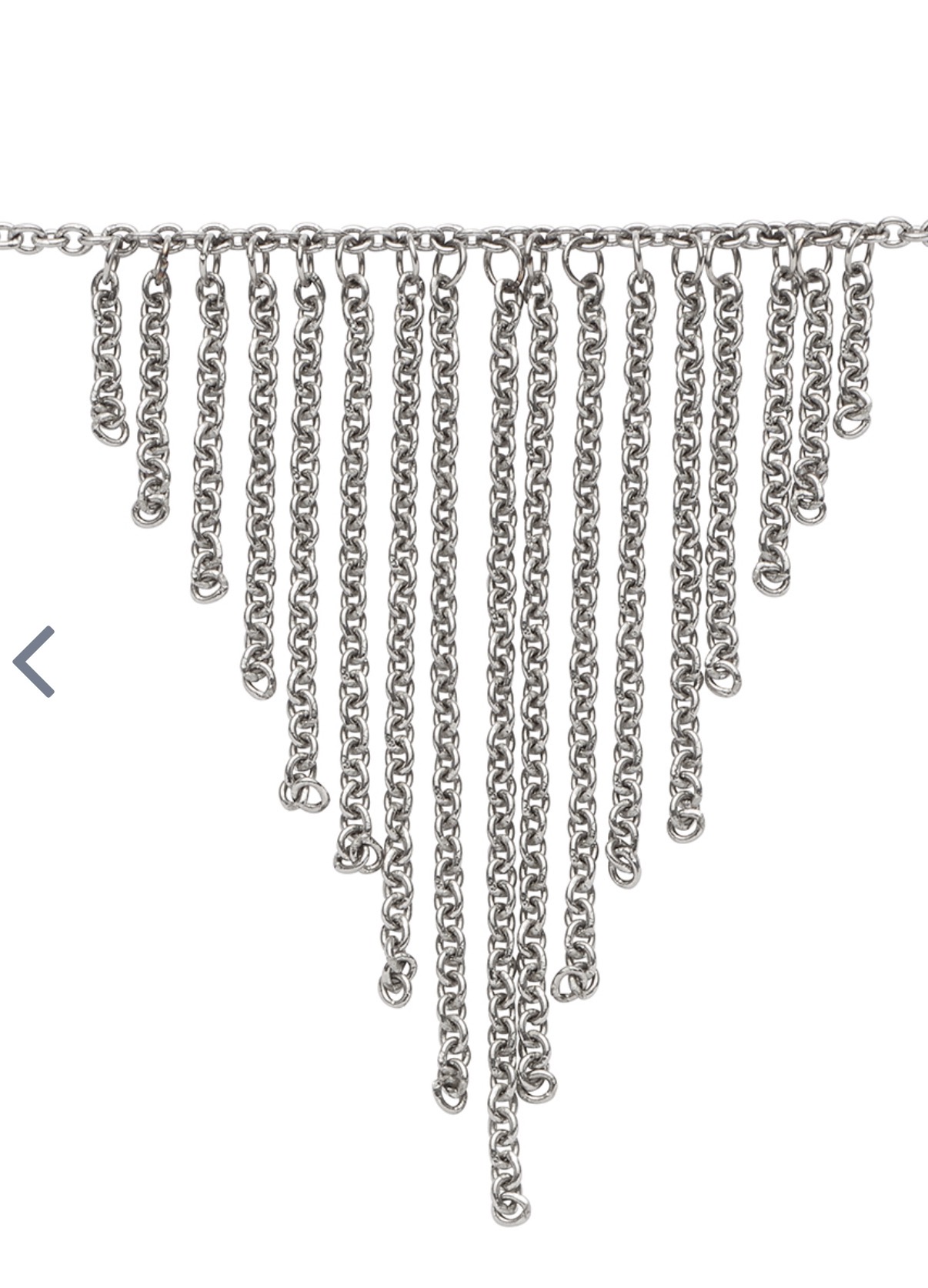 Bijzondere zilverkleurige ketting - Afbeelding 3