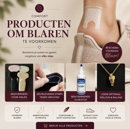 Producten om blaren te verzachten of te voorkomen