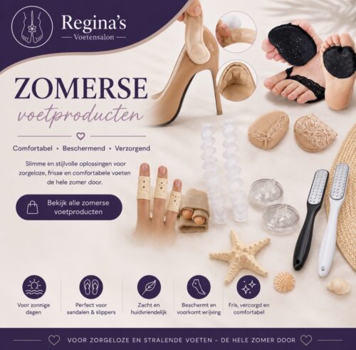 Zomerse oplossingen voor uw tenen, schoenen
