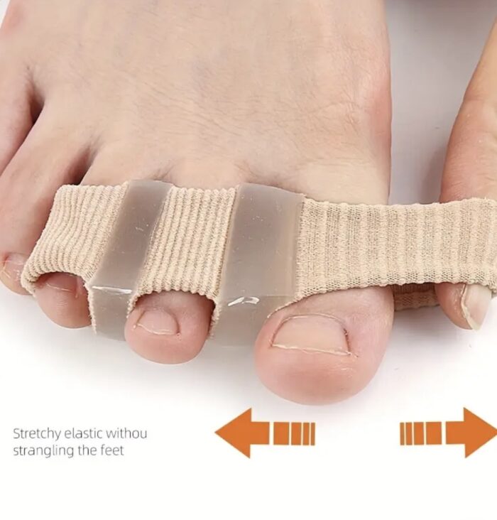 Hallux tenenspreider die aan 2/3/4 tenen vast zit. - Afbeelding 4